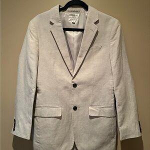 Merona White Sport Coat with Notched Lapel